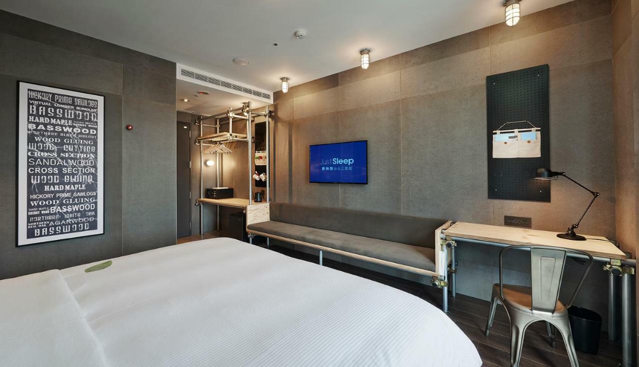 Just Sleep - Sanchong Hotel Tajpej Kültér fotó